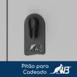 Roupeiro LOCKER de Aço c/ 12 Portas PEQUENAS – 1,90×0,96×0,40m – CZ/CZ – W3 – 11018 AMANHECER MÓVEIS 7