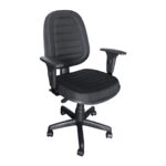Cadeira Diretorzinha Back System Costurado C/ Braços Reguláveis – Cor Preto 32996 AMANHECER MÓVEIS 8