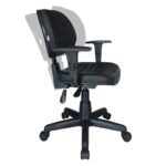 Cadeira Executiva Back System COSTURADA com Braços Reguláveis – Cor Preta – 31008 AMANHECER MÓVEIS 17