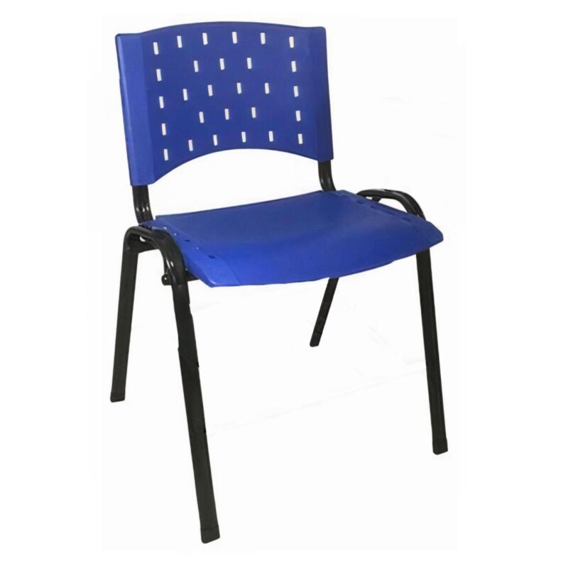 Cadeira Plástica 04 Pés – AZUL – (Polipropileno) – 31205 AMANHECER MÓVEIS 4