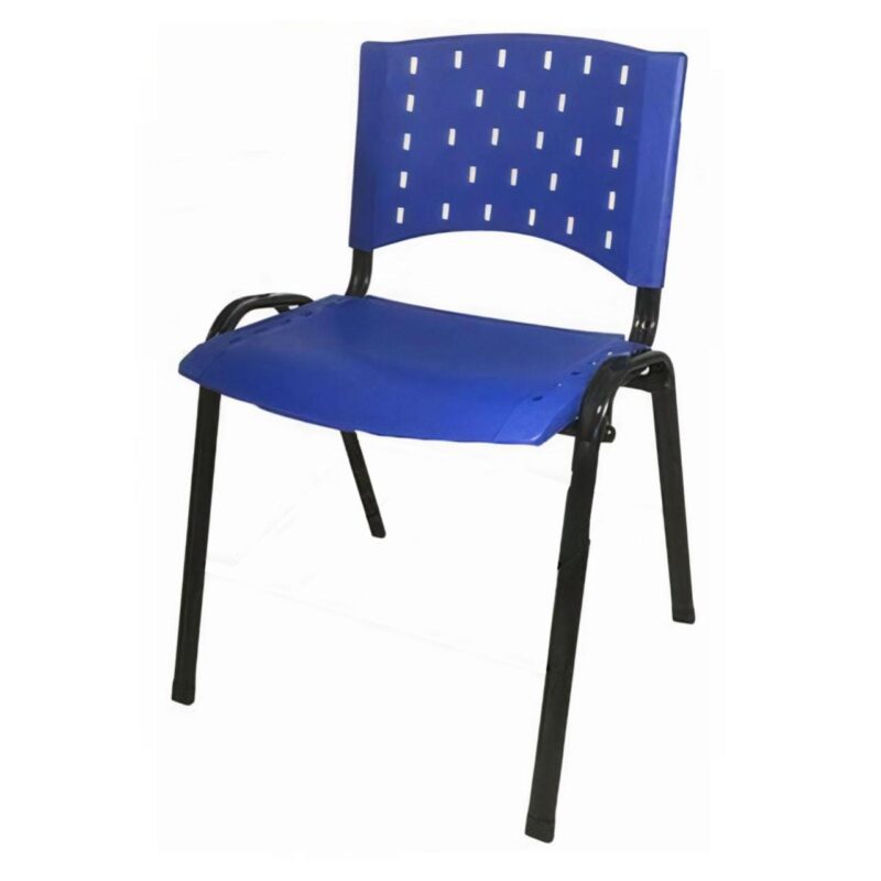 Cadeira Plástica 04 Pés – AZUL – (Polipropileno) – 31205 AMANHECER MÓVEIS 2