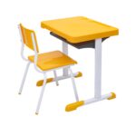 Kit Escolar Individual – (Mesa e Cadeira) – INFANTIL 03 a 06 Anos COR AMARELO – 41087 AMANHECER MÓVEIS 9
