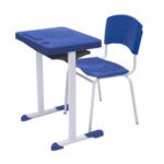 Kit Escolar Individual AZUL – (Mesa e Cadeira) – ADULTO – – COR AZUL – 40081 AMANHECER MÓVEIS 7