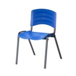 Cadeira Fixa Plástica 04 pés Cor Azul (Polipropileno) 31207 AMANHECER MÓVEIS 9
