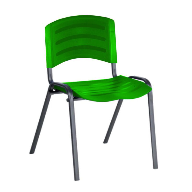 Cadeira Fixa Plástica 04 pés Cor Verde (Polipropileno) 31210 AMANHECER MÓVEIS 5