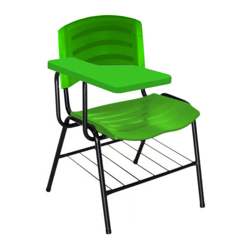 Cadeira Universitária Plástica com Prancheta PLÁSTICA – COR VERDE 34024 AMANHECER MÓVEIS 2
