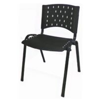 Cadeira Plástica 04 pés Plástico Preto (Polipropileno) – 31201 AMANHECER MÓVEIS