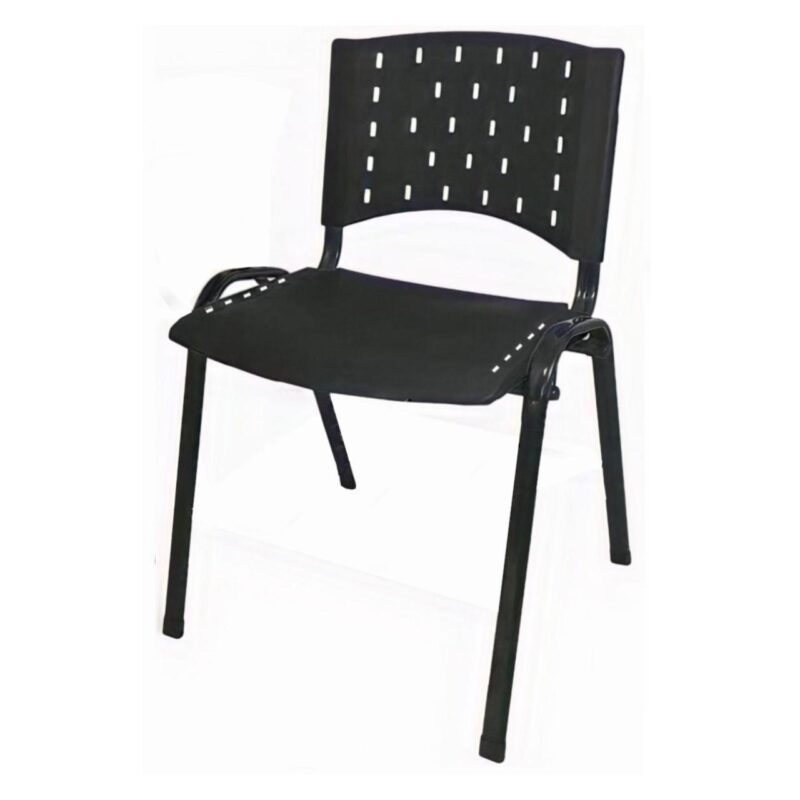 Cadeira Plástica 04 pés Plástico Preto (Polipropileno) – 31201 AMANHECER MÓVEIS 2