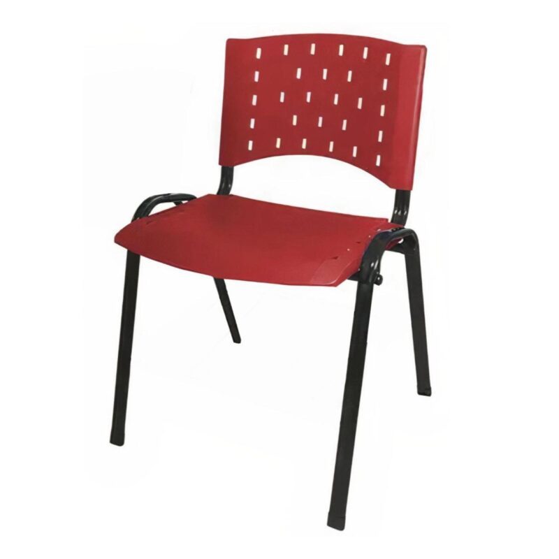 Cadeira Plástica 04 Pés – VERMELHO (Polipropileno) – 31202 AMANHECER MÓVEIS 2