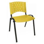 Cadeira Plástica 04 Pés – AMARELO – (Polipropileno) – 31204 AMANHECER MÓVEIS 9