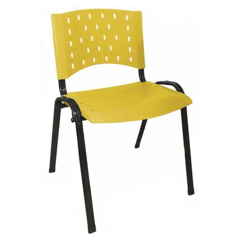 Cadeira Plástica 04 Pés – AMARELO – (Polipropileno) – 31204 AMANHECER MÓVEIS 5