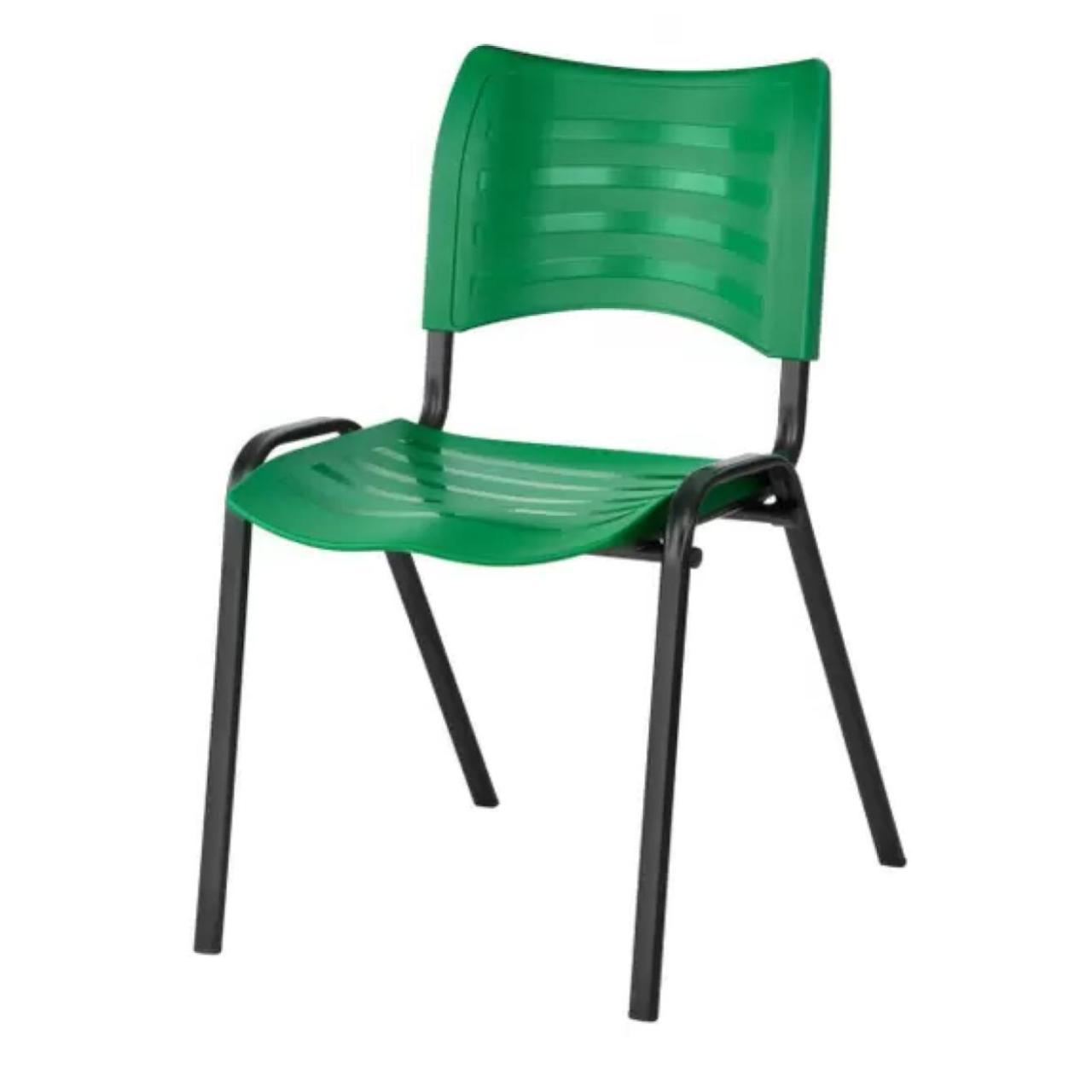 Cadeira Fixa 04 Pés Plástica (Polipropileno) – Cor Verde – MRPLAST – PMD – 31231 AMANHECER MÓVEIS