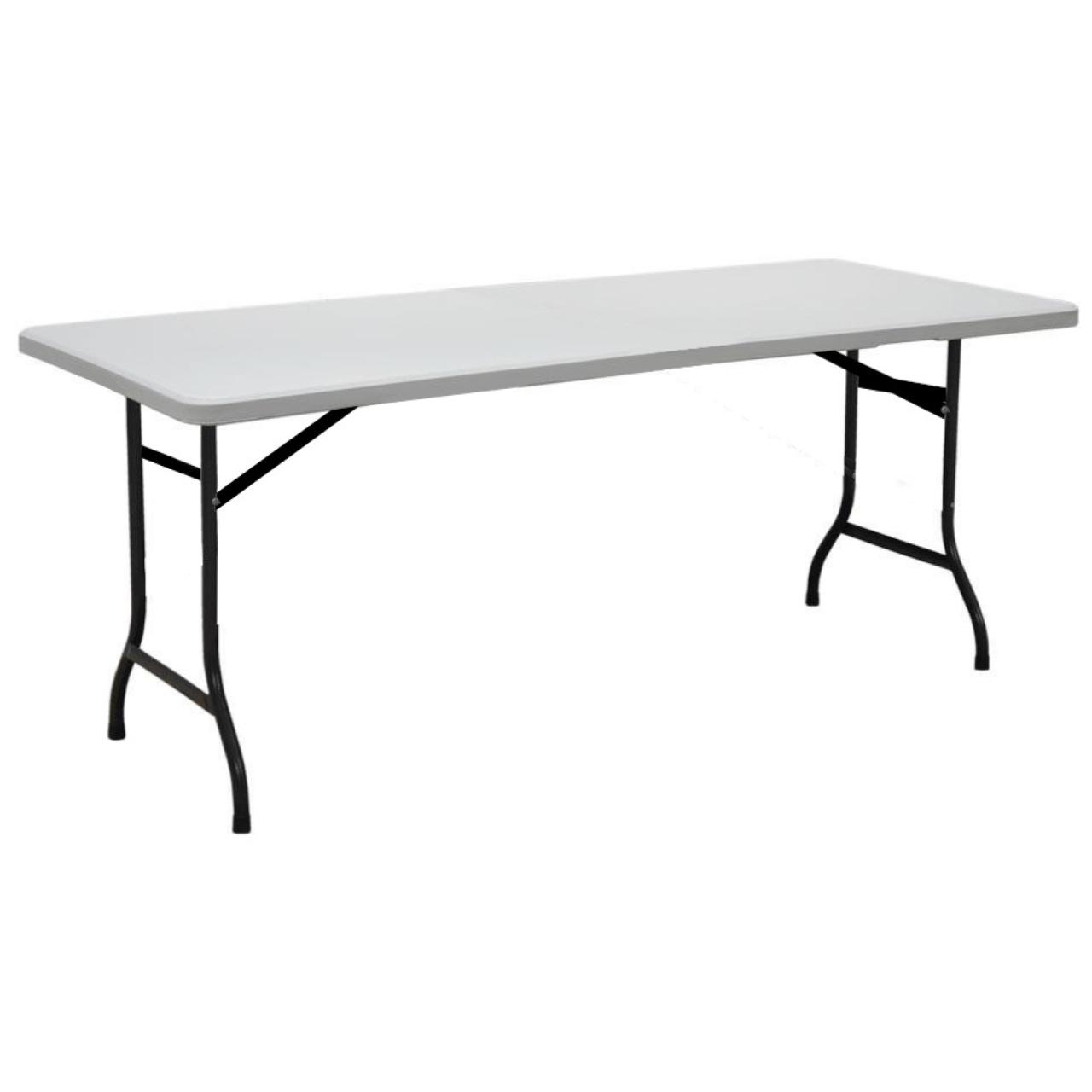 Mesa Refeitório FIT – 1,80X0,45X0,75m – TAMPO PP BRANCO – 50075 AMANHECER MÓVEIS